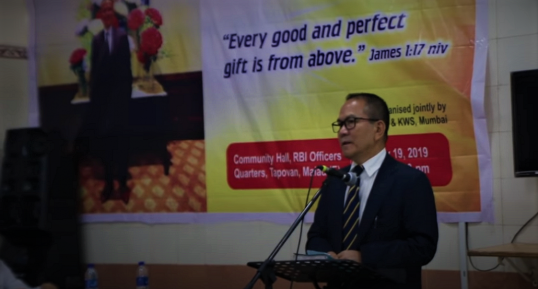 Meet D.P. Haokip, Chief Income Tax Commissioner, who misused his power and office to promote Christianity Pic Credit: YouTube