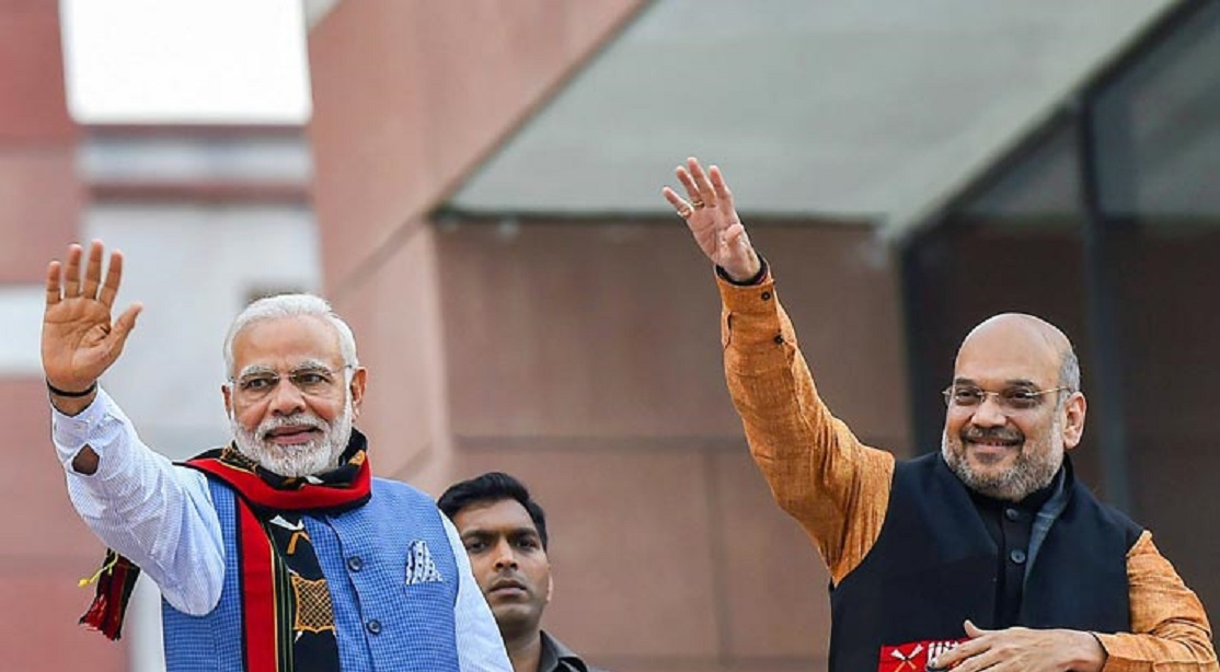 Prime Minister Narendra Modi and BJP president Amit Shah. Credit: PTI