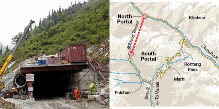 At 10000 ft height, the strategically important Atal Tunnel will be Inaugurated by PM Modi next month