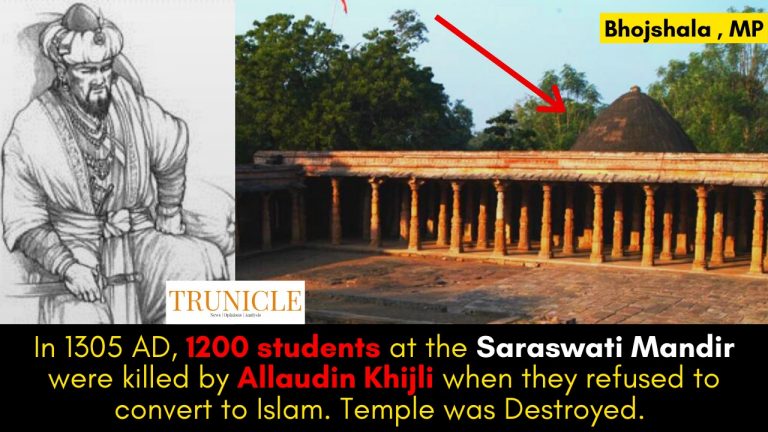 Bhojshala, a Gurukul and Saraswati temple—where Allauddin Khilji massacred 1200 students for refusing to convert to Islam and destroyed the temple—demands justice to claim its legitimate historical rights.
