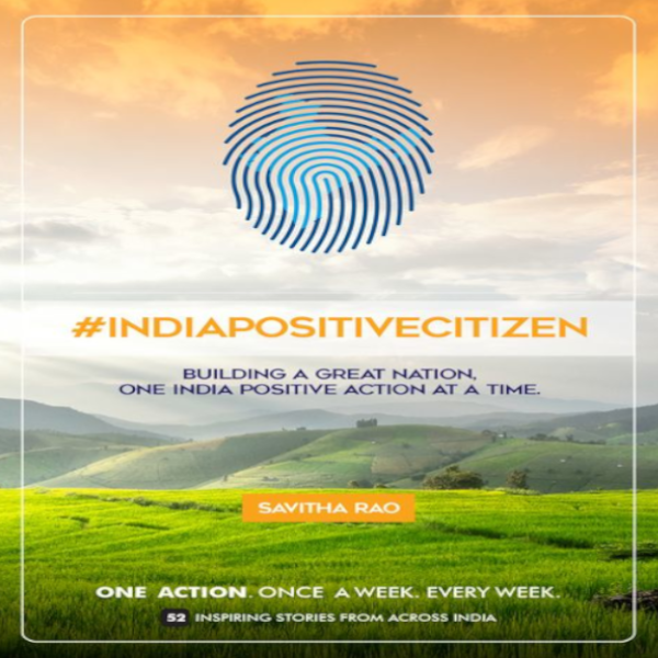 PEEK A BOOK # INDIA POSITIVE CITIZEN ONE ACTION.ONCE A WEEK.EVERY WEEK. A book by Savitha Rao
