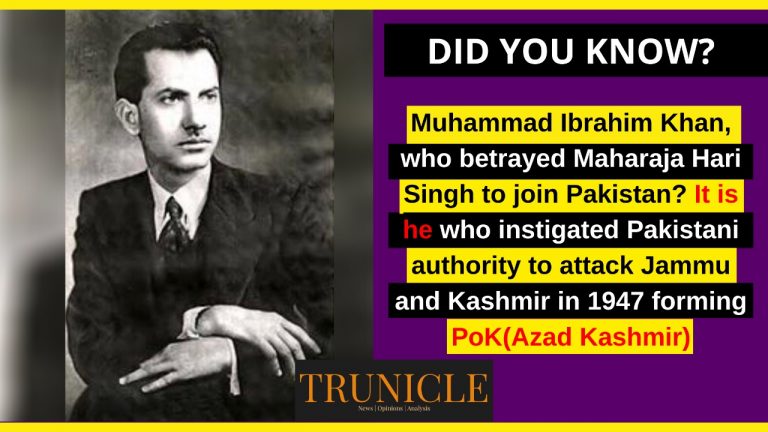 Know ‘Traitors Of India,’  Muhammad Ibrahim Khan & Mirza Hassan Khan, who conspired with Pakistan to attack Kashmir and ended up forming Azad Kashmir (PoK)