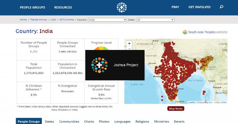 Joshua Project – An ‘Evangelist’ conspiracy to make India a Christian Nation and destroy Hinduism