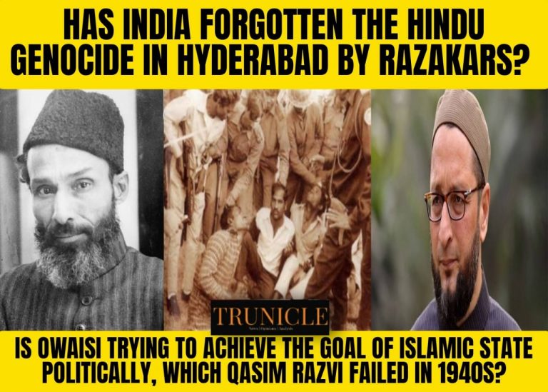 Razakars committed Hindu genocides to establish Islamic State in Hyderabad during 1940s. Are modern Razakars as Owaisis trying to get the same goal today politically? Part I