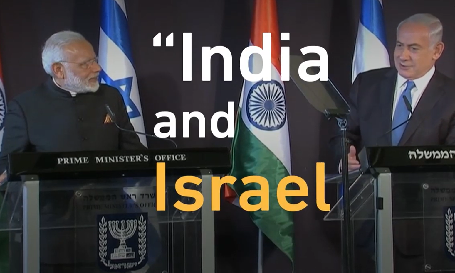 The Great "Leap of Faith" by Israel & India in redressing Palestine & Kashmir problem