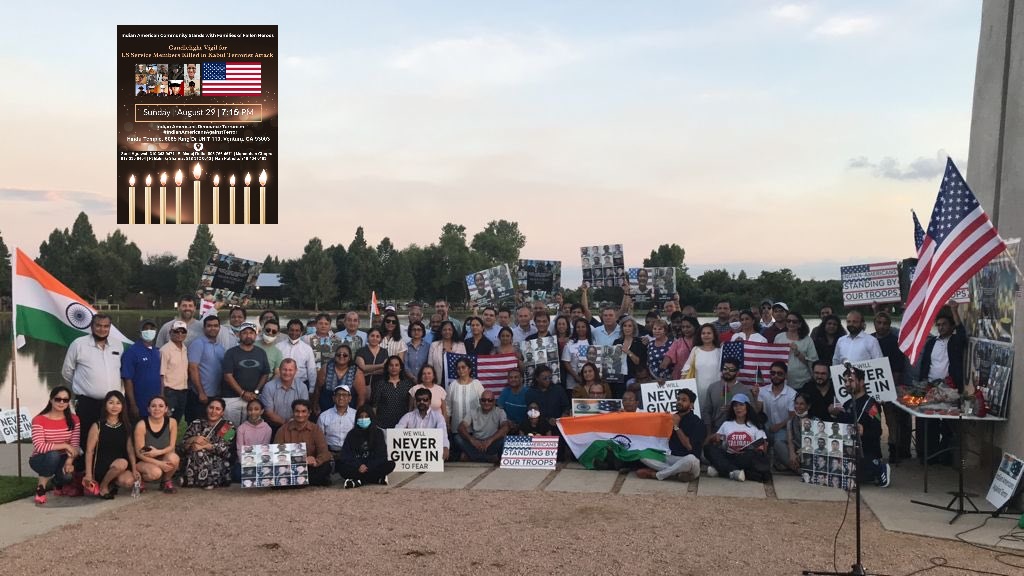 Indian Americans organize Candlelight Vigils across USA condemning Jihadi Terrorism