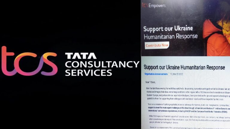 TCS runs ‘Support Campaigns’ for Ukrainians, but Completely Ignores the Displaced and Suffering Hindus in India